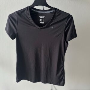 Champion Women's Classic Black Short Sleeve Tee